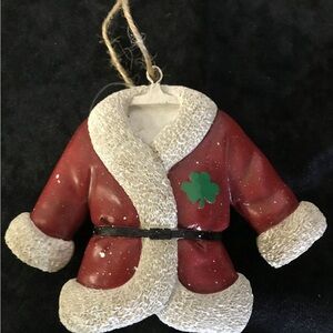 Kurt Adler Red and White Santa Coat Ornament  5” tall
